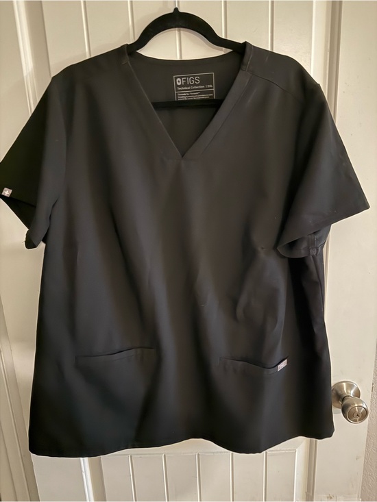 Figs Other - Figs Black Technical Collection Scrub Top